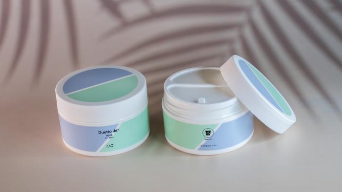A recyclable jar for a perfect duet